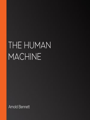 cover image of The human machine